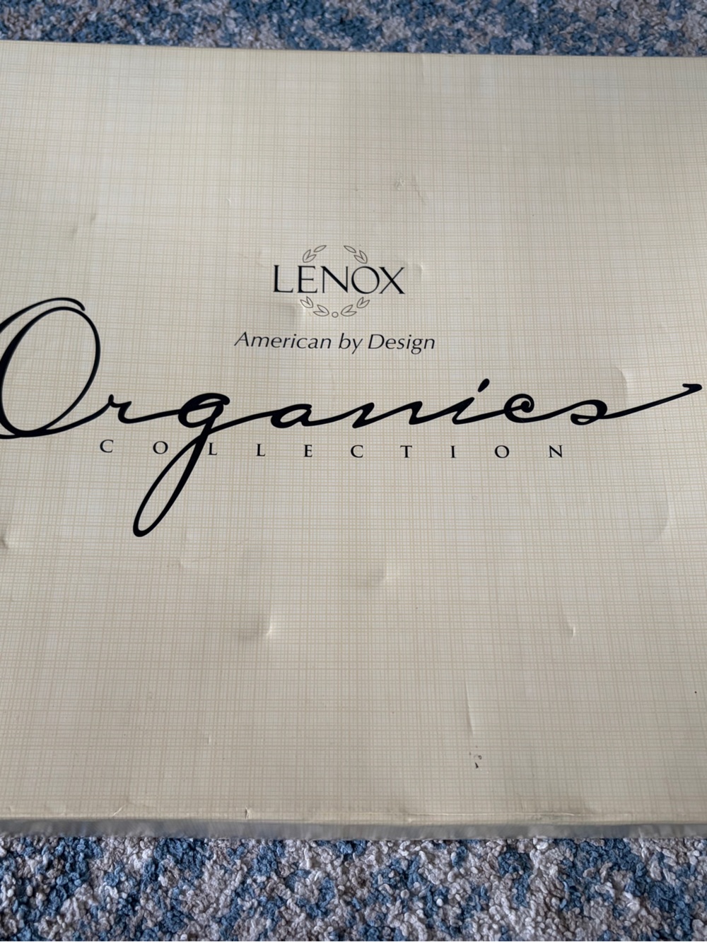 Lenox Organics Collection Silver Rectangular Ruffle Serving Tray - Picture 9 of 14